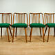 4 chairs by  Antonin Suman for Ton 1960