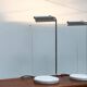Vintage italian table lamps tegola by bruno gecchelin for blu italia, set of 2