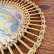 Rattan mirror