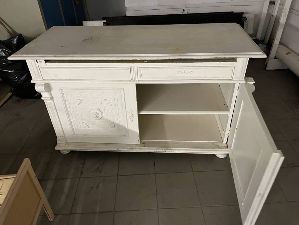 White Vintage Kitchen Buffet
