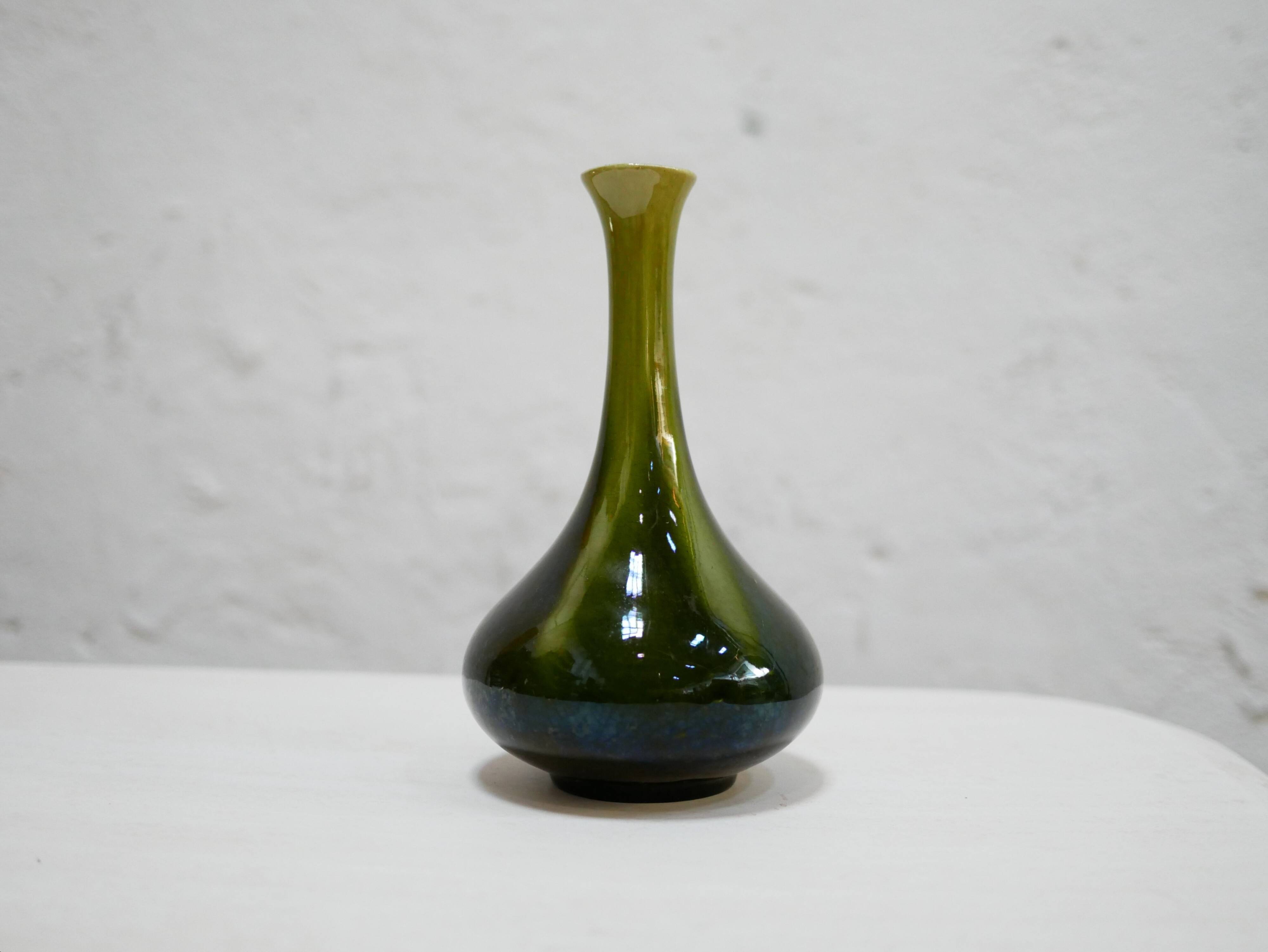 Vintage ceramic vase by the Orchies L'Herminé Declercq factory