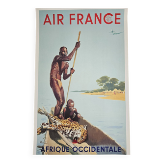 Air France poster - West Africa