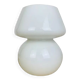 Lampe champignon opaline blanche vintage