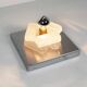 Pair of Brutalist glass wall sconce by Albano Poli for Poliarte, Italy 1970