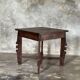 Coffee table, small vintage Indonesian modernist table in teak.
