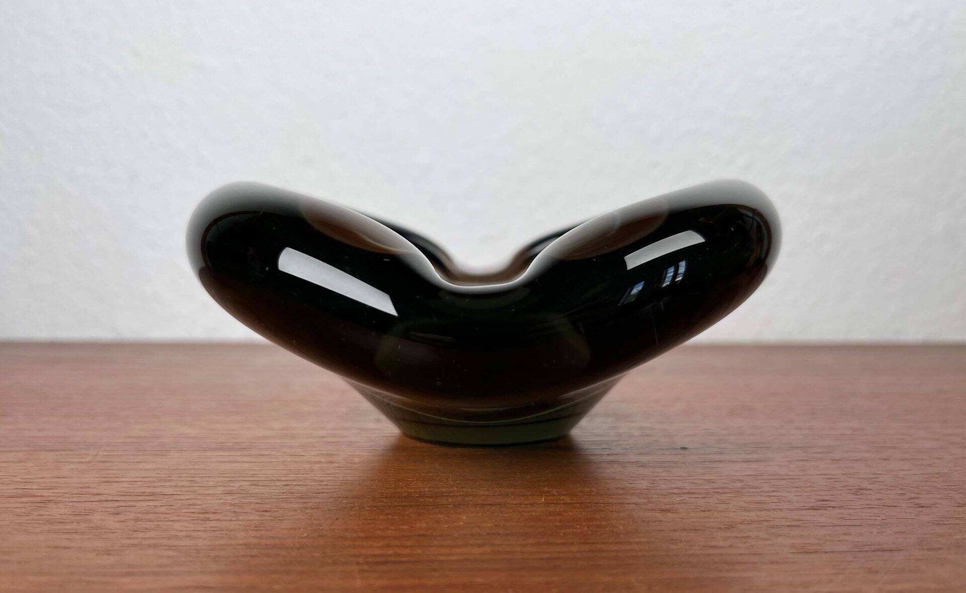 Mid-Century Danish Glass Ashtray by Per Lütken for Holmegaard, 1962