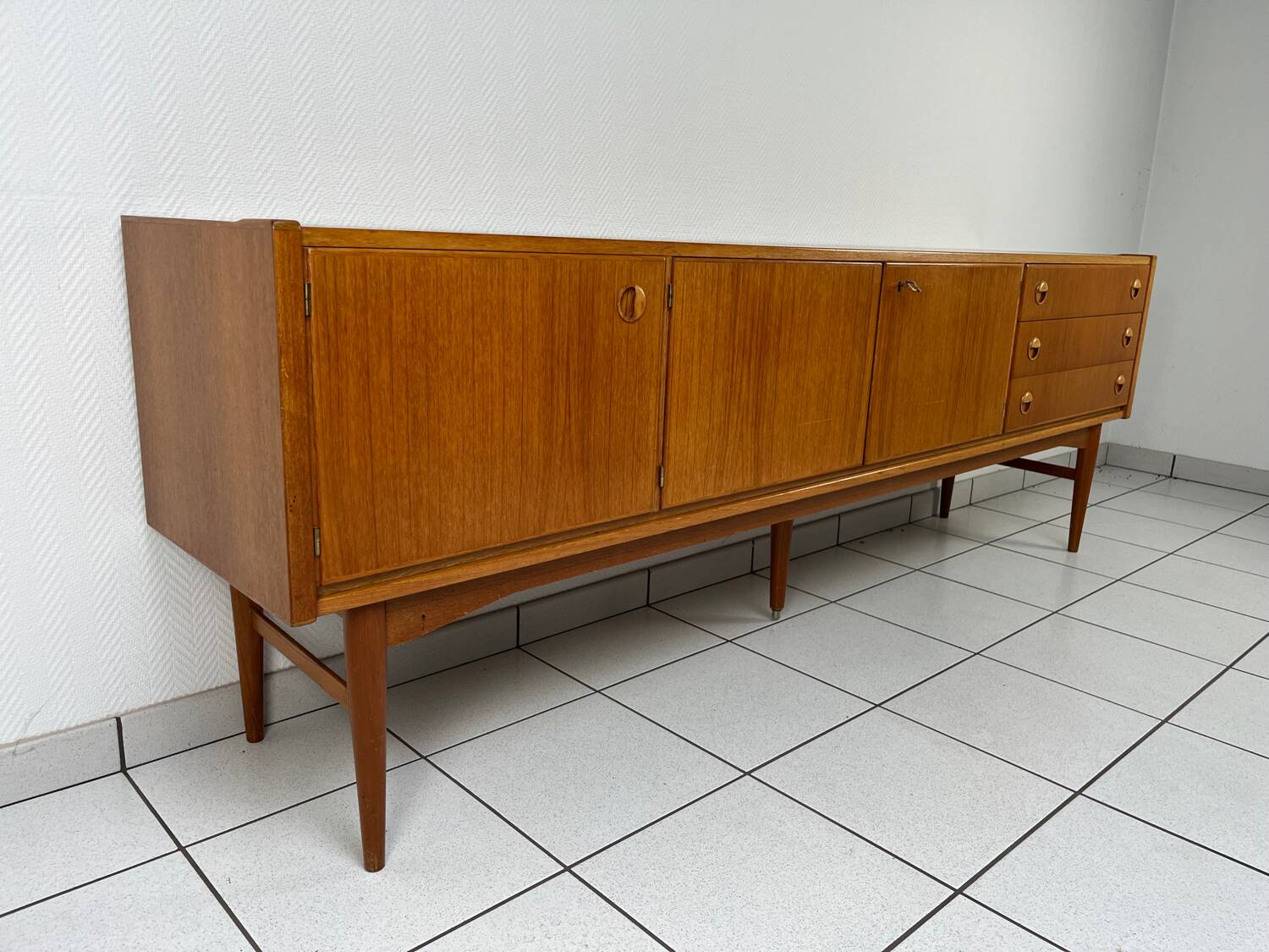 Scandinavian teak sideboard from the 1960s.