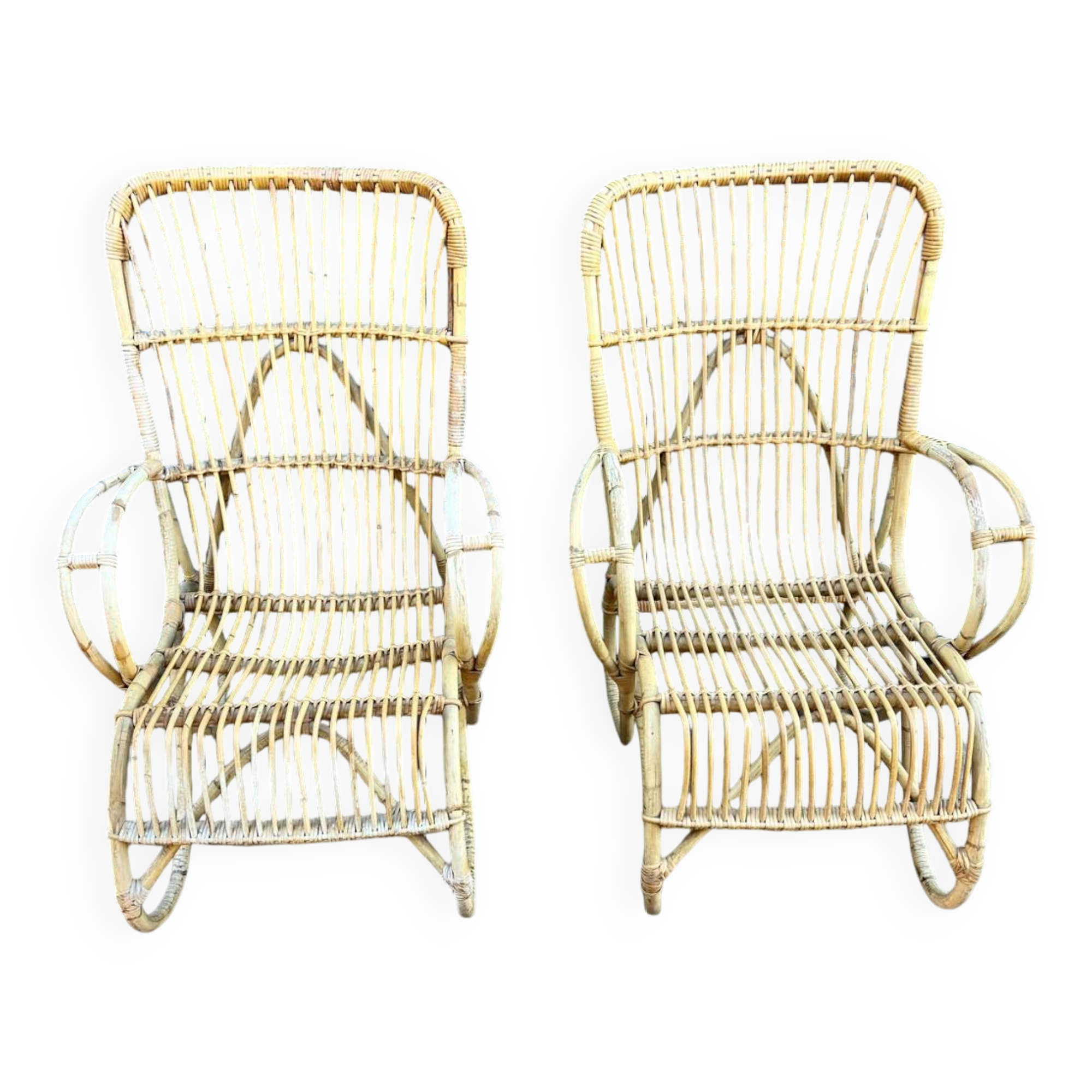 Fauteuil rotin