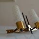 Large double wall sconce Arlus Lunel 1950