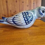 Large Vintage Parrot Pottery Erandi Tonala Mexico