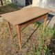 Small table in raw oak