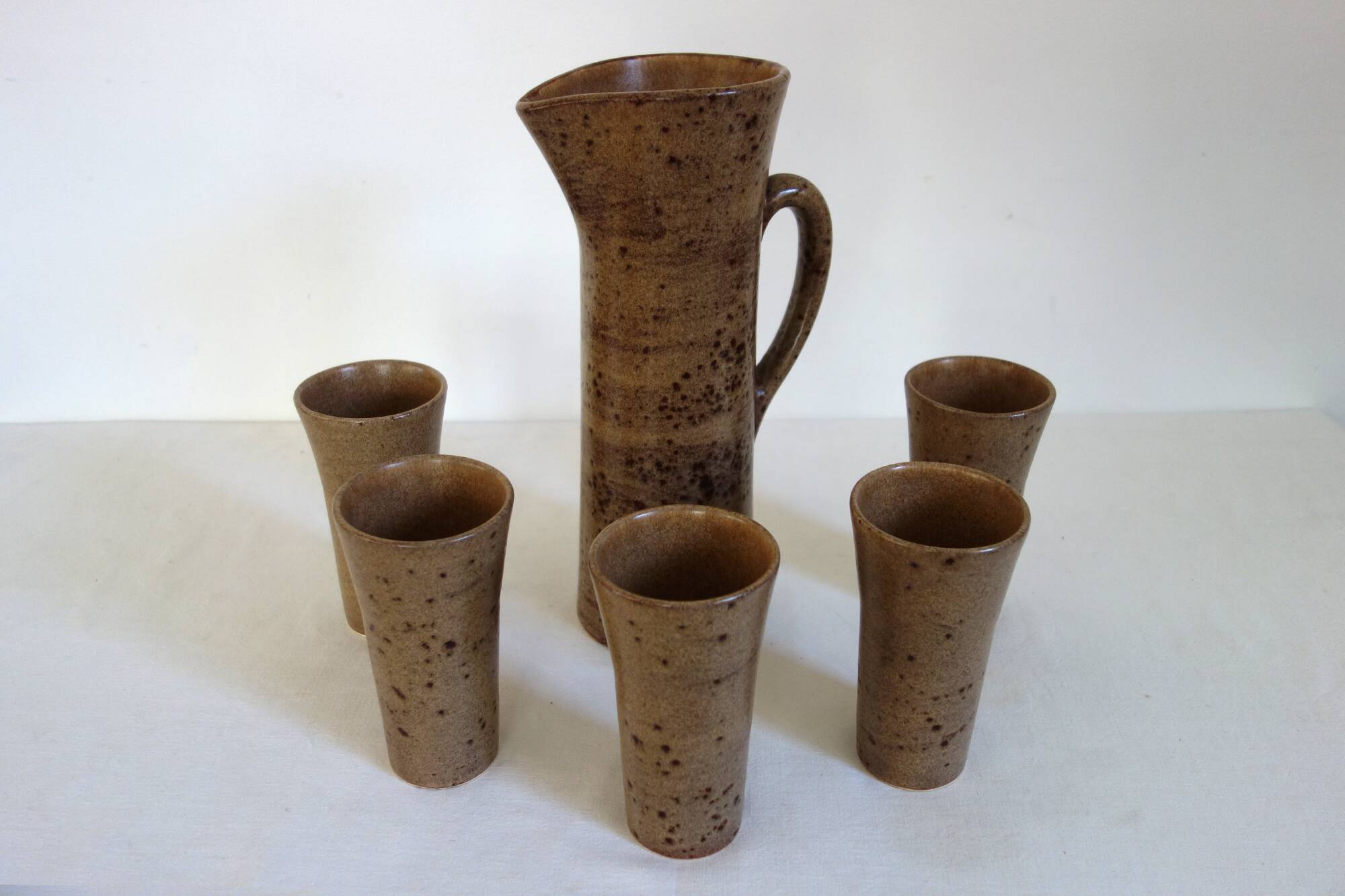 Vintage orangeade service Claude Paci Vallauris