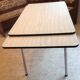 Table in grey formica and chrome feet / vintage 60s-70s