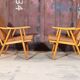 Paire de fauteuils Thonet Boomerang