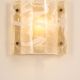 Murano glass wall sconce by Hillebrand, Germany, 1970s