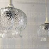 Vintage glass pendant lights - 60s/70s