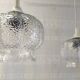 Suspensions vintage en verre - années 60/70