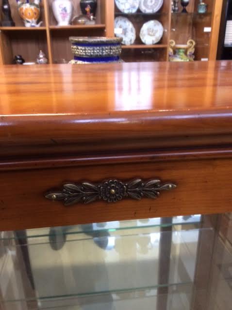 Cherry wood window 3 glazed faces