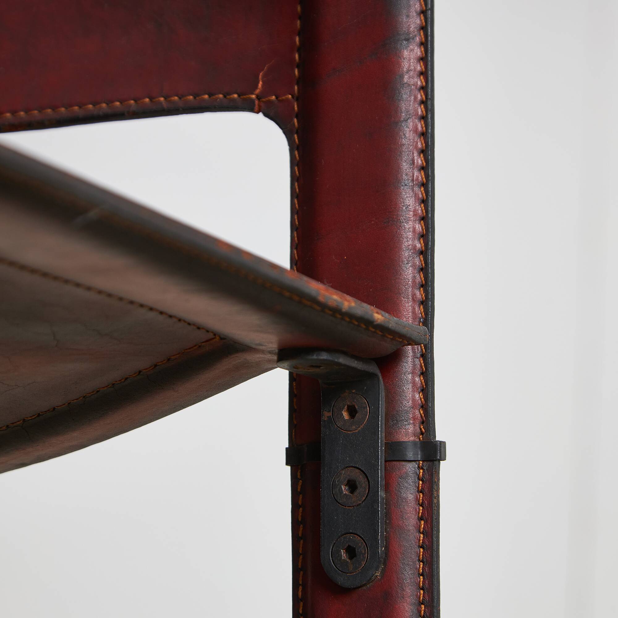 Set of 4 Sistina Strap Chair by Tito Agnoli for Matteo Grassi, 1980s