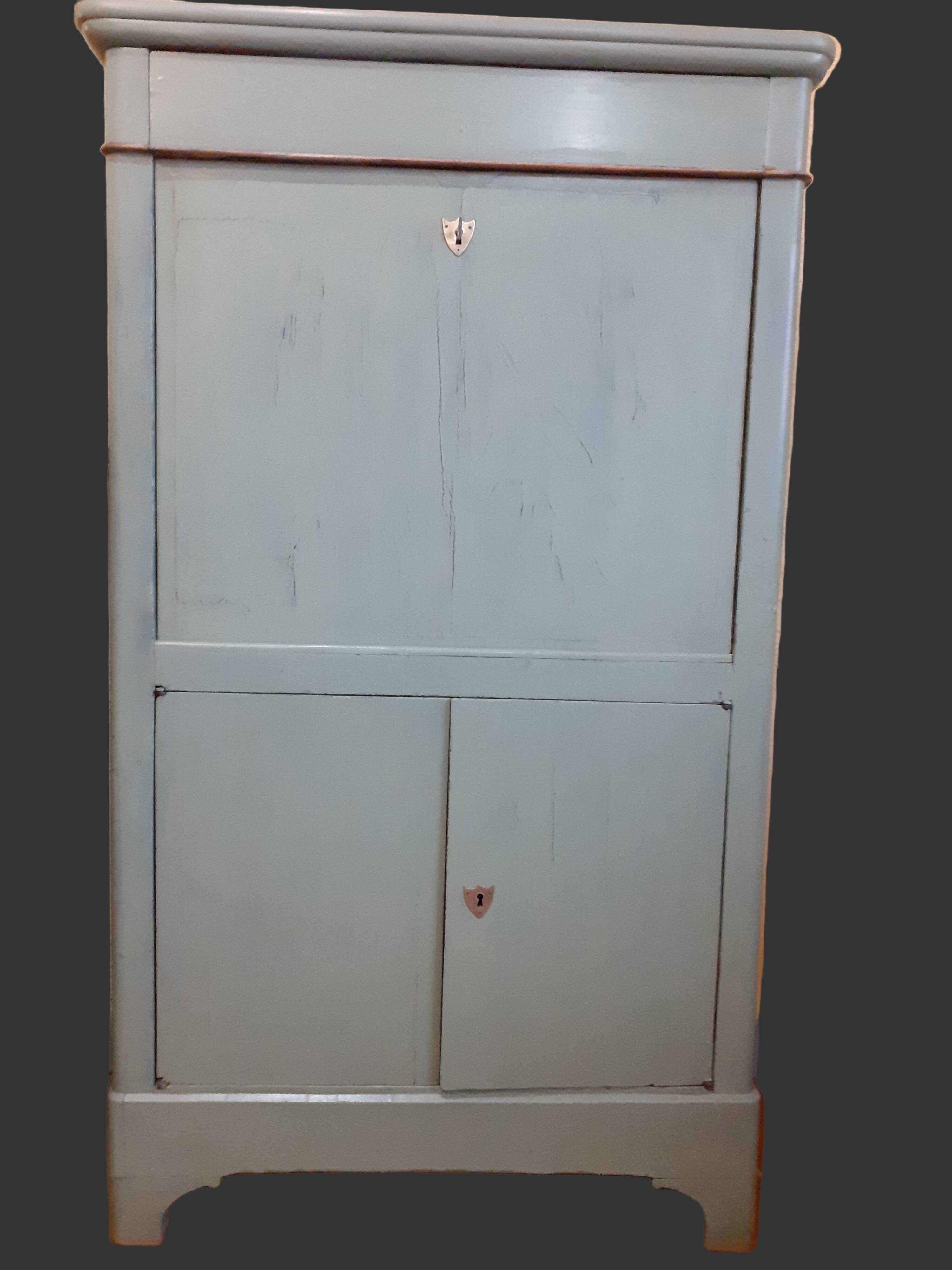 Drop-leaf secretary - 1850s