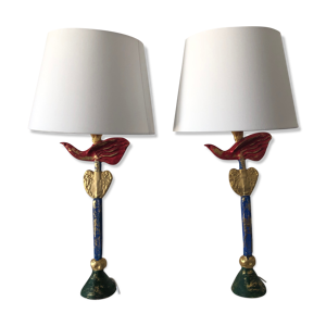 paire de lampes de table Fondica, Pierre Casenove, 1994