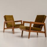 Pair of French Reconstruction Armchairs, France 1960s