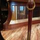 Sideboard two body mirror top marble decoration inlaid bronze Louis XVI