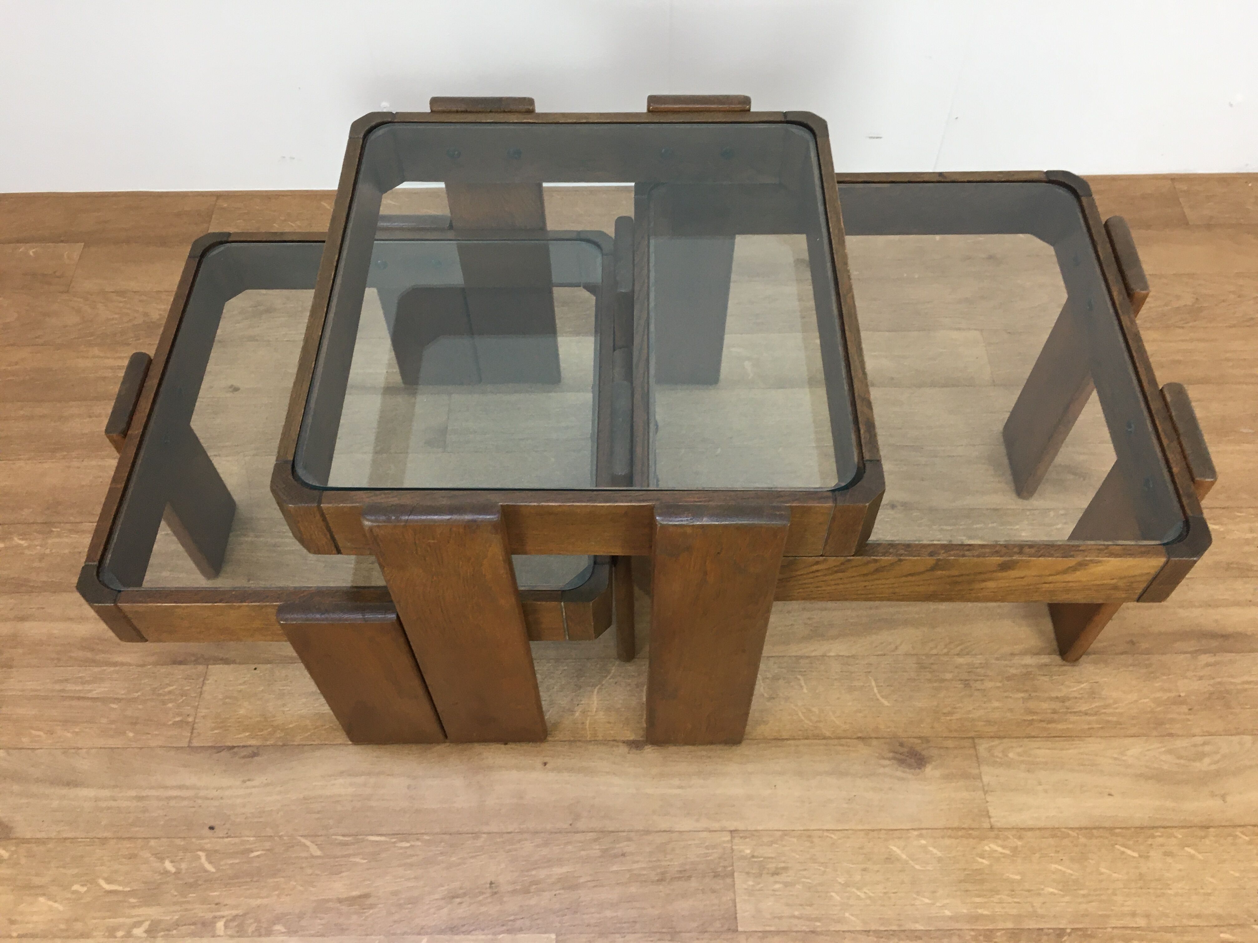 3 trundle tables by Gianfranco Frattini 1960, Italian design