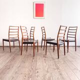 Ensemble de 6 chaises modèle 82 en teck par Niels O. Møller, Danemark