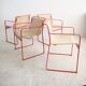 4 stackable chairs Gastone Rinaldi Thema Italy