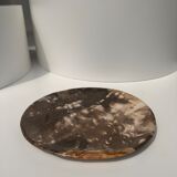 Dish in petrified wood