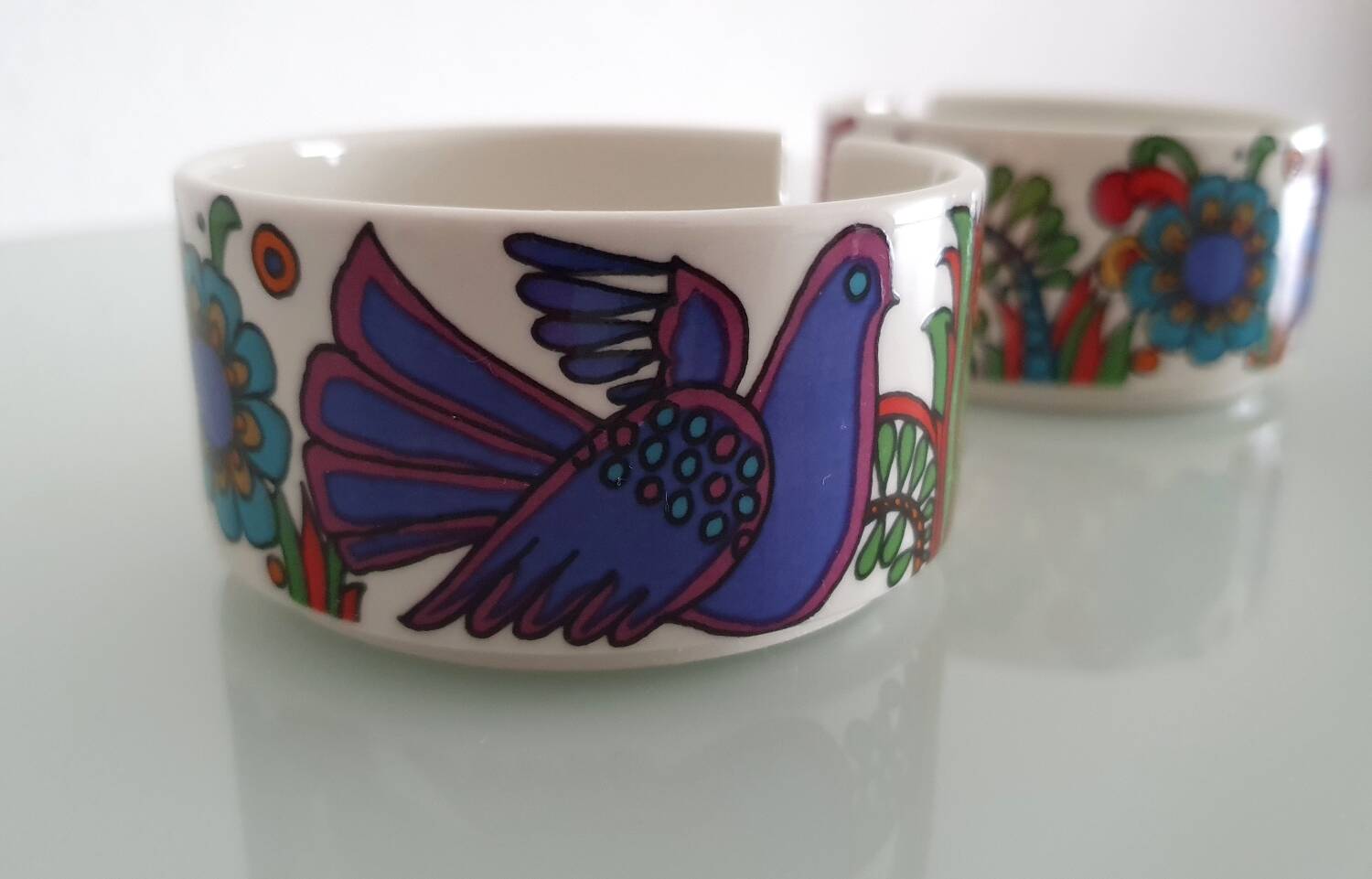 Set of 2 Villeroy & Boch “Acapulco” ashtrays