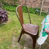 Old metal patio chairs