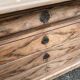 Renovated Louis Philippe chest of drawers in solid wood and walnut veneer from the 18th century.