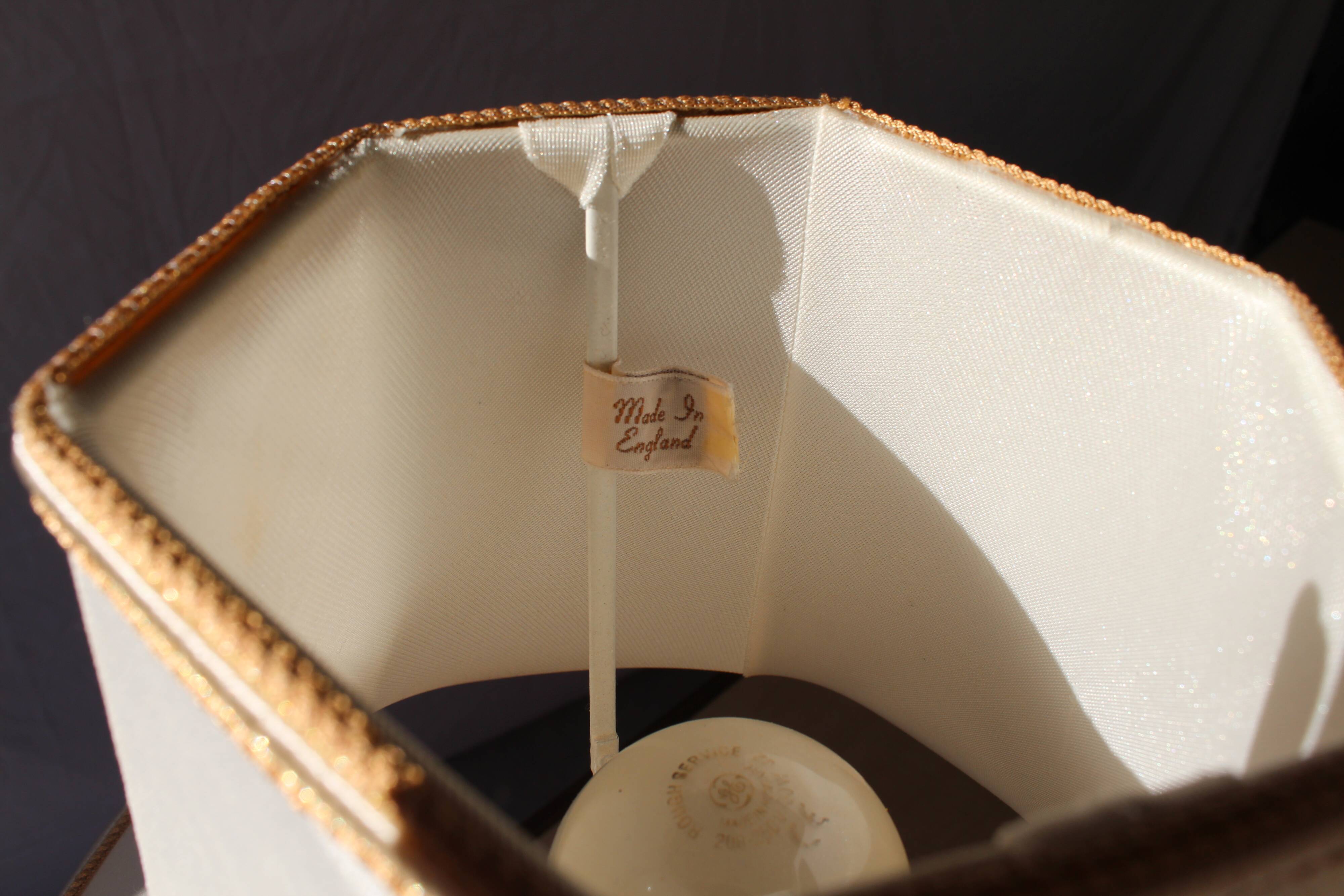 Danish turned wood lamp 1970