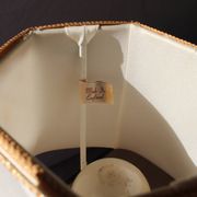 Lampe danoise tournée en bois des années 1970