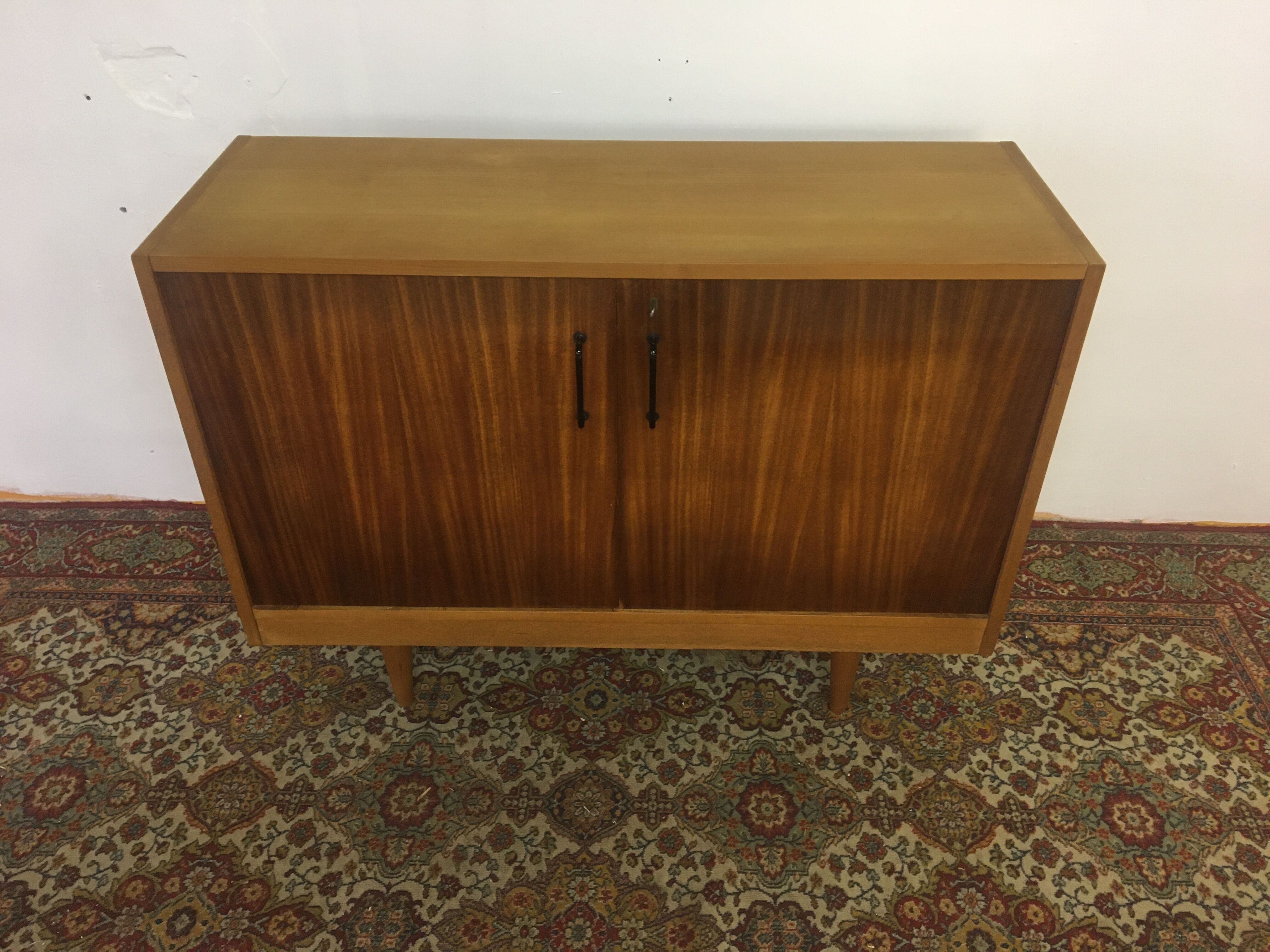 Light wood and rosewood buffet 60s