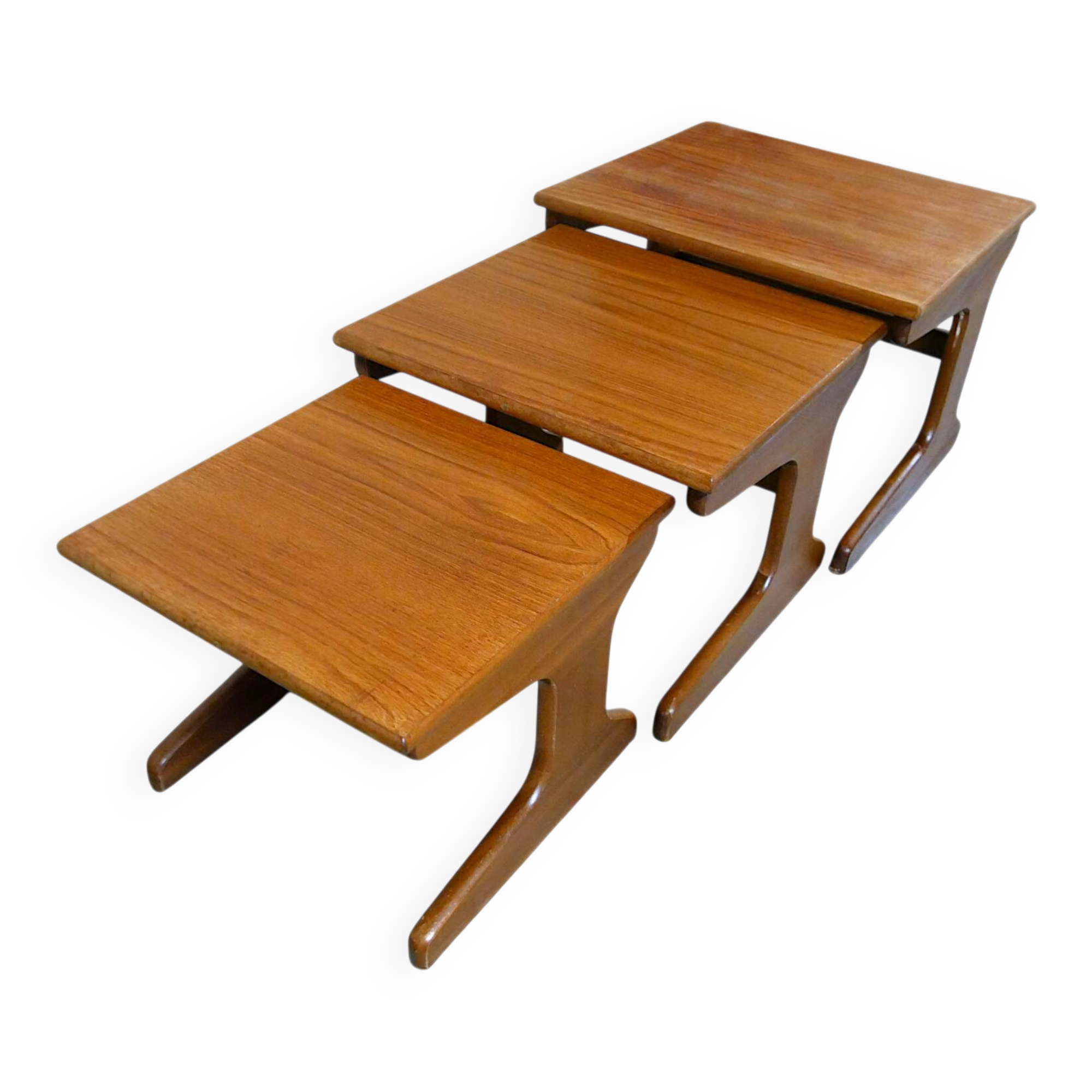 Portwood nesting table from Stockport in teak - vintage 1960s 1970s