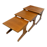Portwood nesting table from Stockport in teak - vintage 1960s 1970s