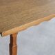 brutalist dining table | vintage table | oak | Kjaernulf