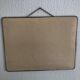 Vintage ivory barber mirror 1960 - 40 x 30 cm