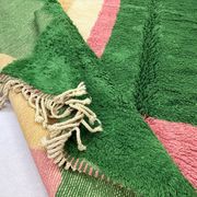 Custom green Moroccan rug 2.5/1.6