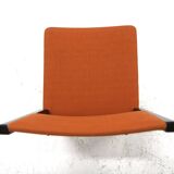 Set of 6 Scandinavian beech chairs, Sweden, 1960