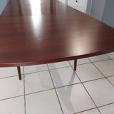 Extendable dining table in vintage Rio Rosewood 1960s