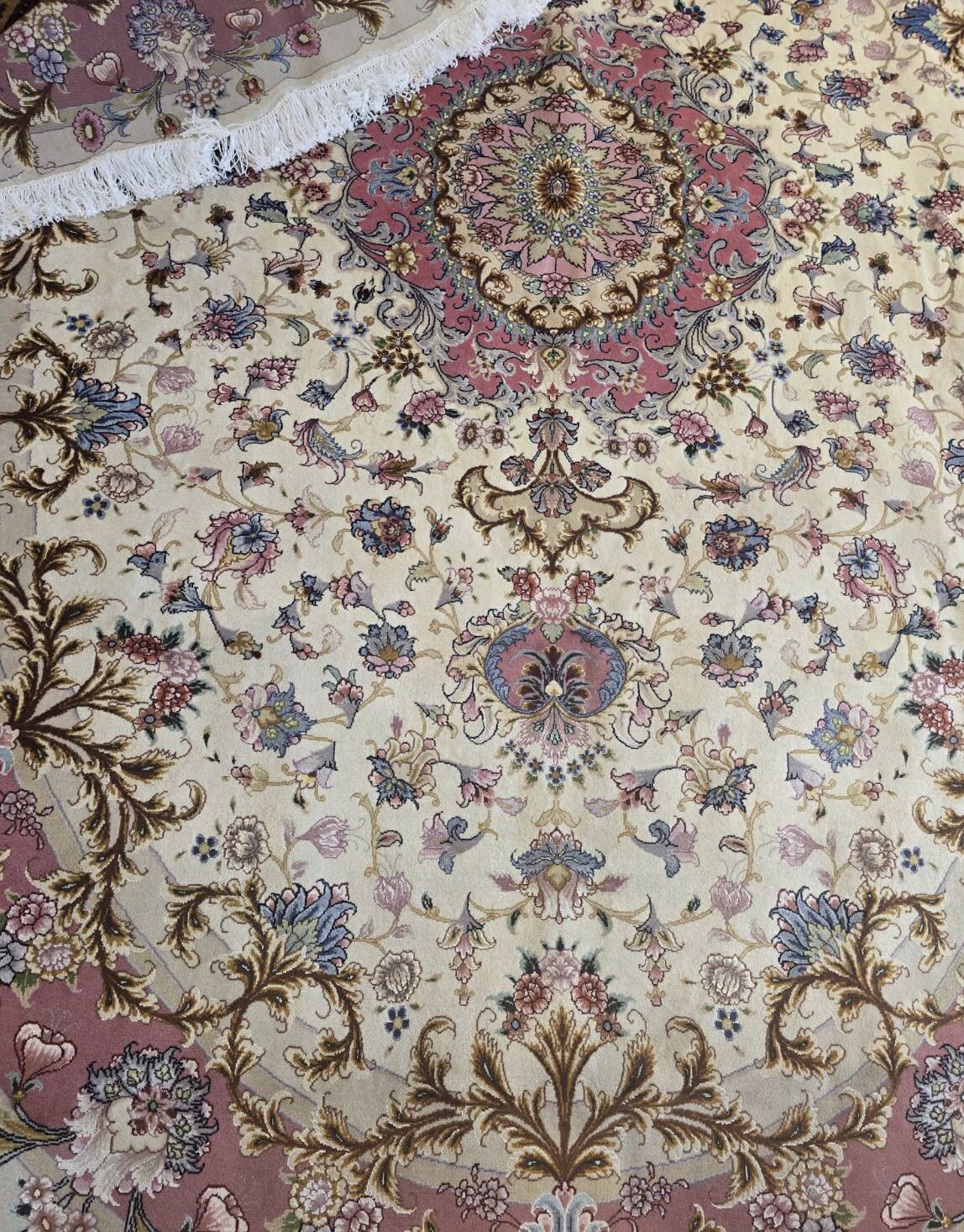 Tabriz Persian carpet 60 Raj hand-knotted – 298 × 202 cm