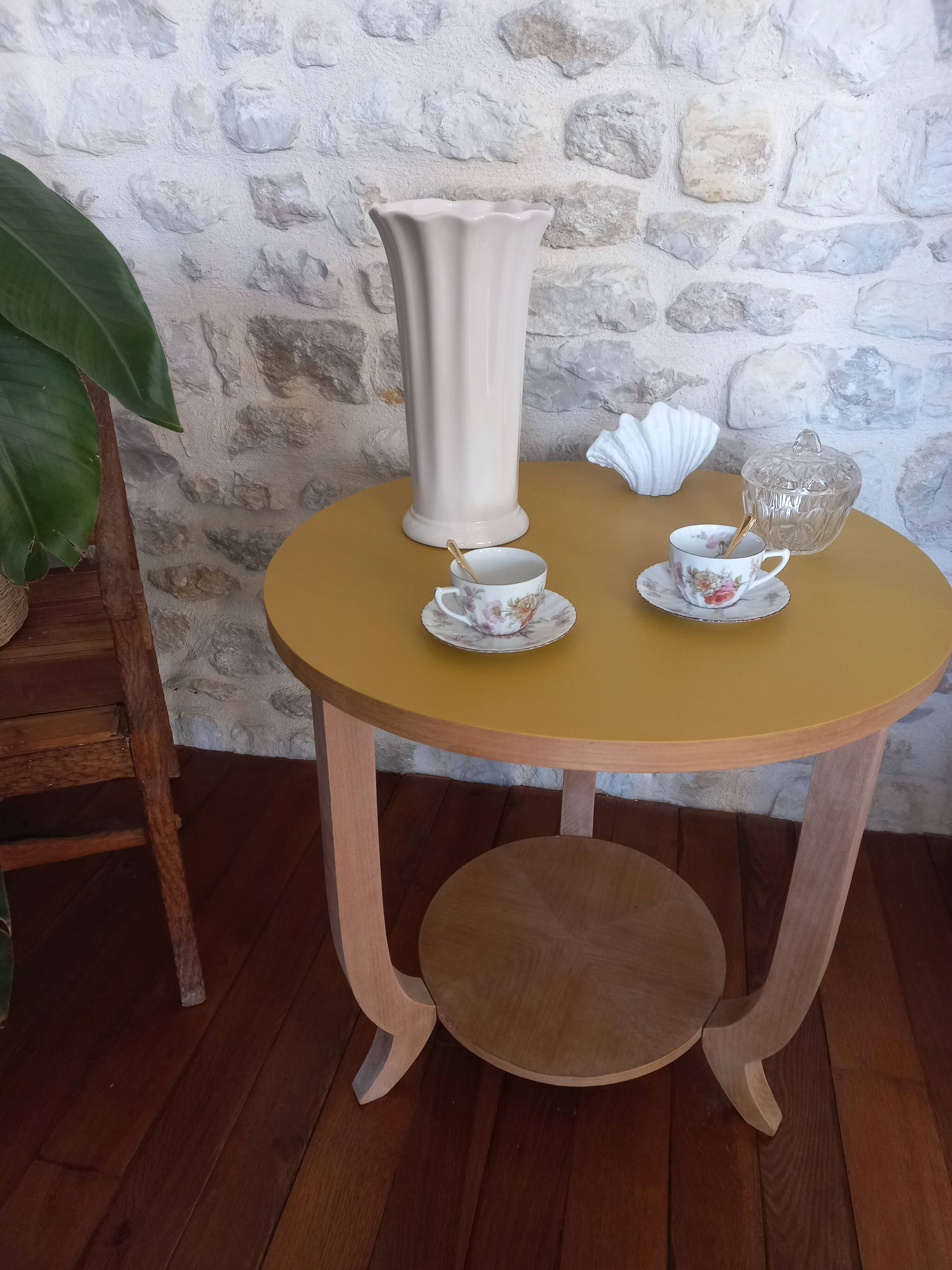 Vintage table from the 50s - 60s, Art Deco.