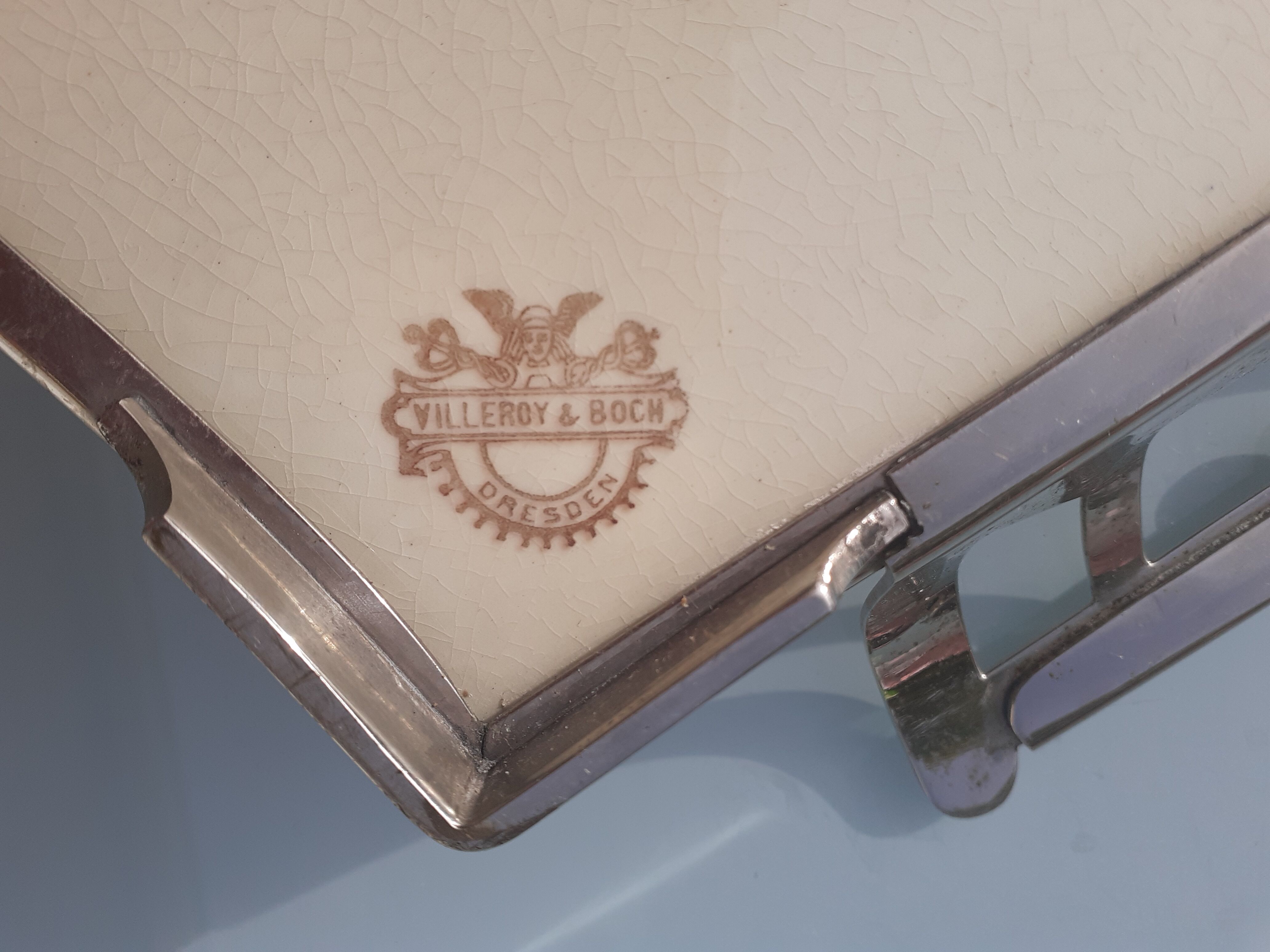 Plateau Villeroy and Boch Dresden Art Nouveau