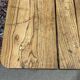 Extendable oak table from the 1930s with Gothic decoration.