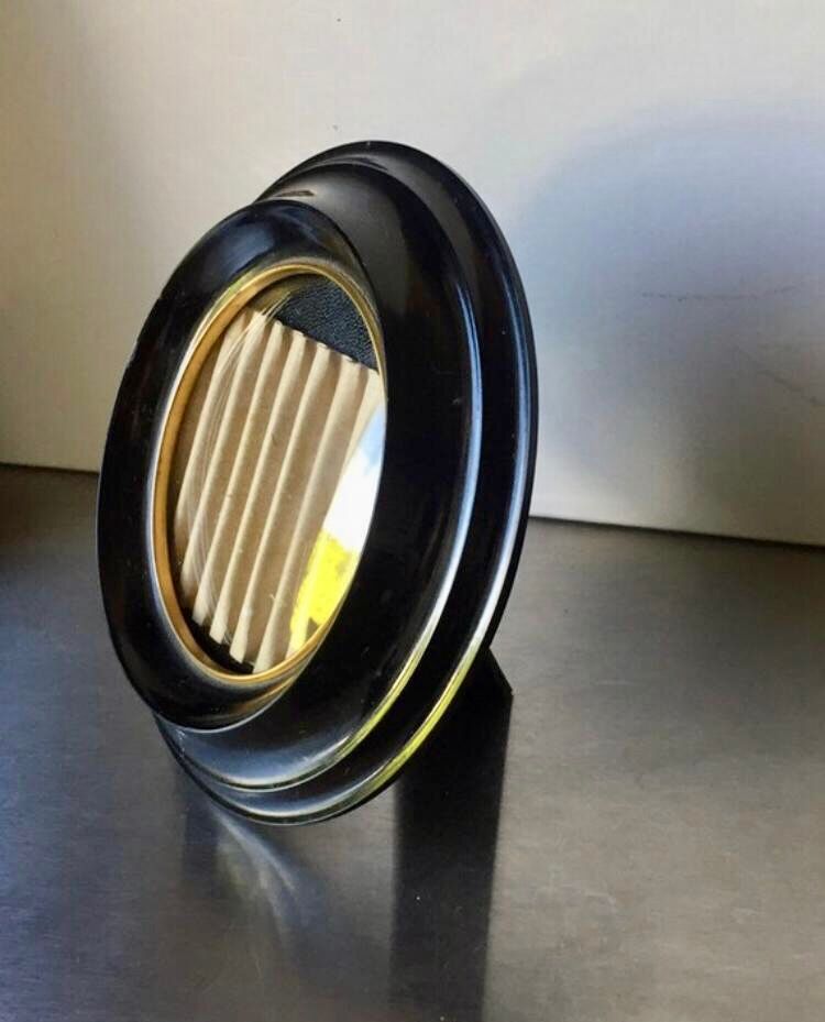 Cadre en bakélite vintage diamètre 12,5 cm