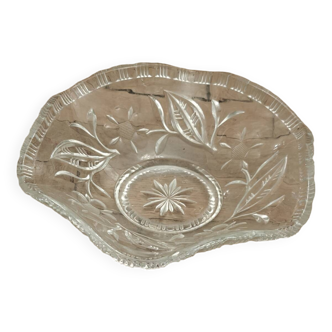 Cut crystal bowl or salad bowl